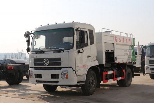 國(guó)六東風天錦清洗吸污車(chē)