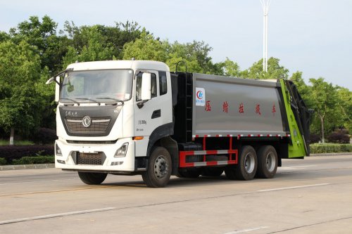 國(guó)六18立方東風天龍後雙橋 壓縮垃圾車(chē)