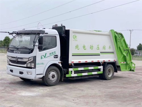 純電(diàn)動8立方壓縮垃圾車(chē)可(kě)上牌