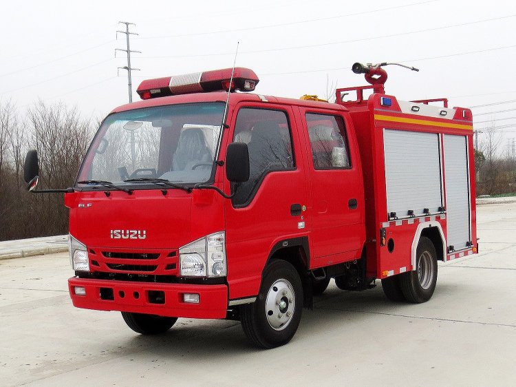 國(guó)六慶鈴100P藍牌水罐消防車(chē)